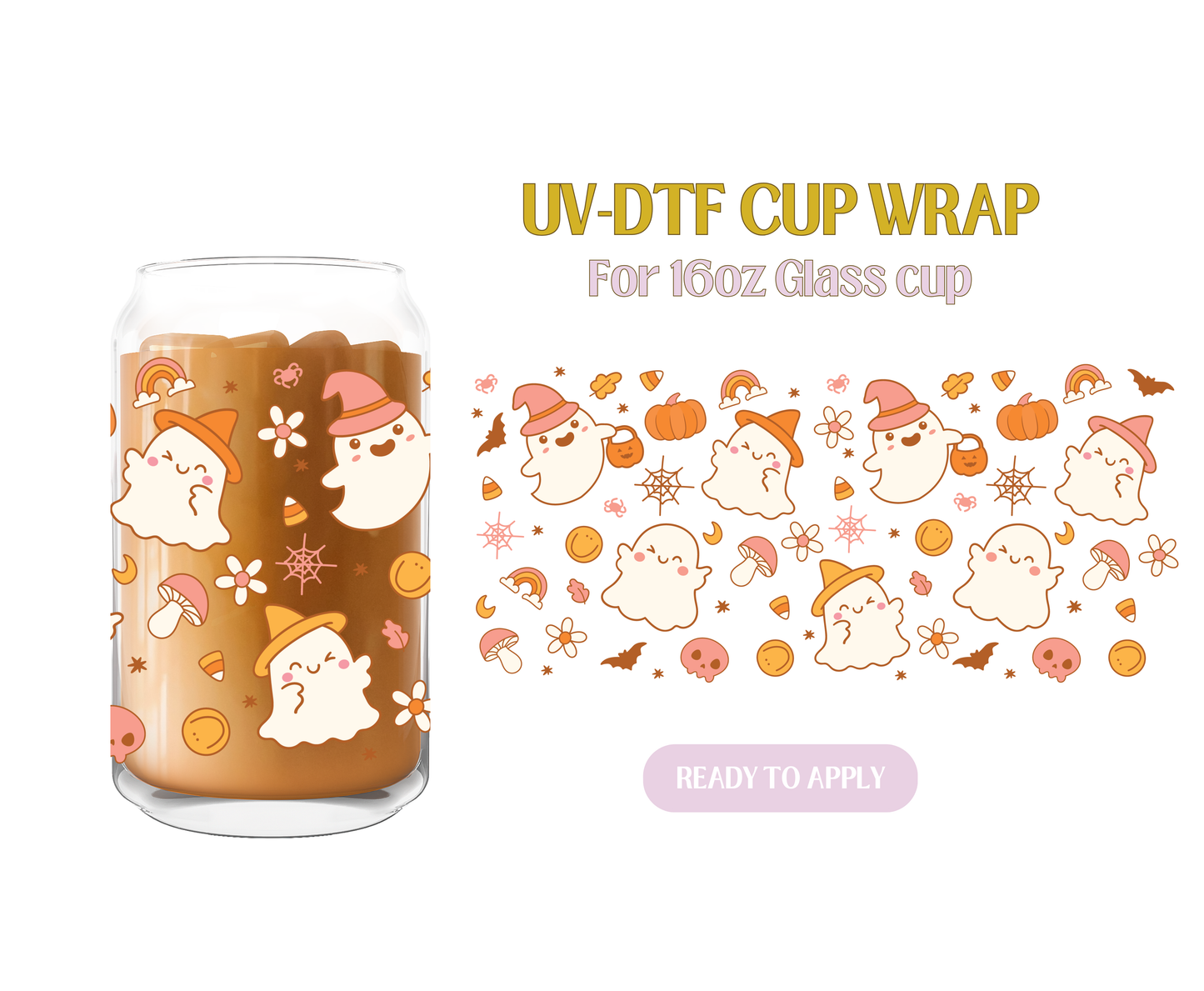 Groovy Autumn UV-DTF Wrap