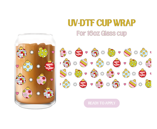 Groovy Ornaments UV-DTF Wrap