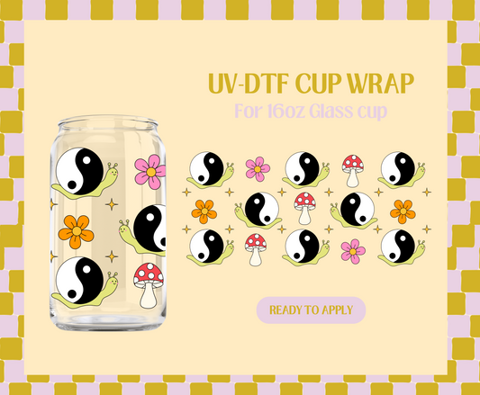 Groovy snails UV-DTF Wrap