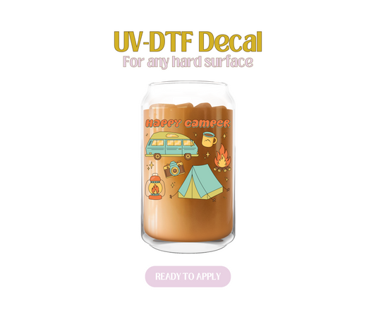 Happy Camper UV-DTF Decal