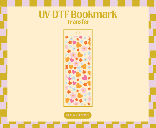 Happy Confetti UV-DTF Bookmark