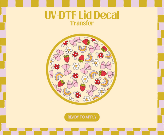 Happy Doodle UV-DTF Lid Decal