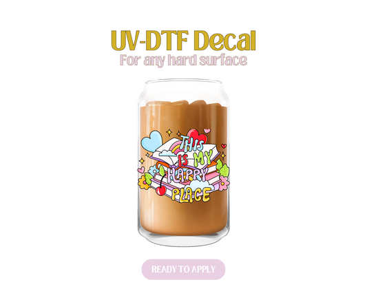 Happy Place UV-DTF Decal