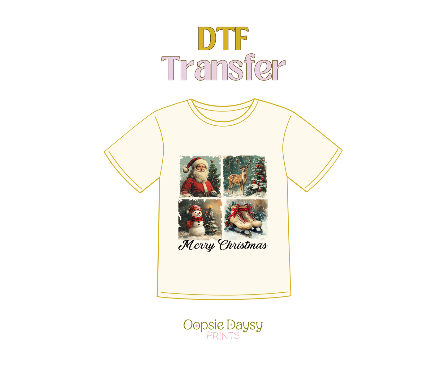 Have a Classic Christmas DTF Transfer