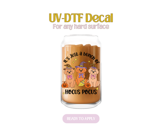 Hocus Pocus Pups UV-DTF Decal