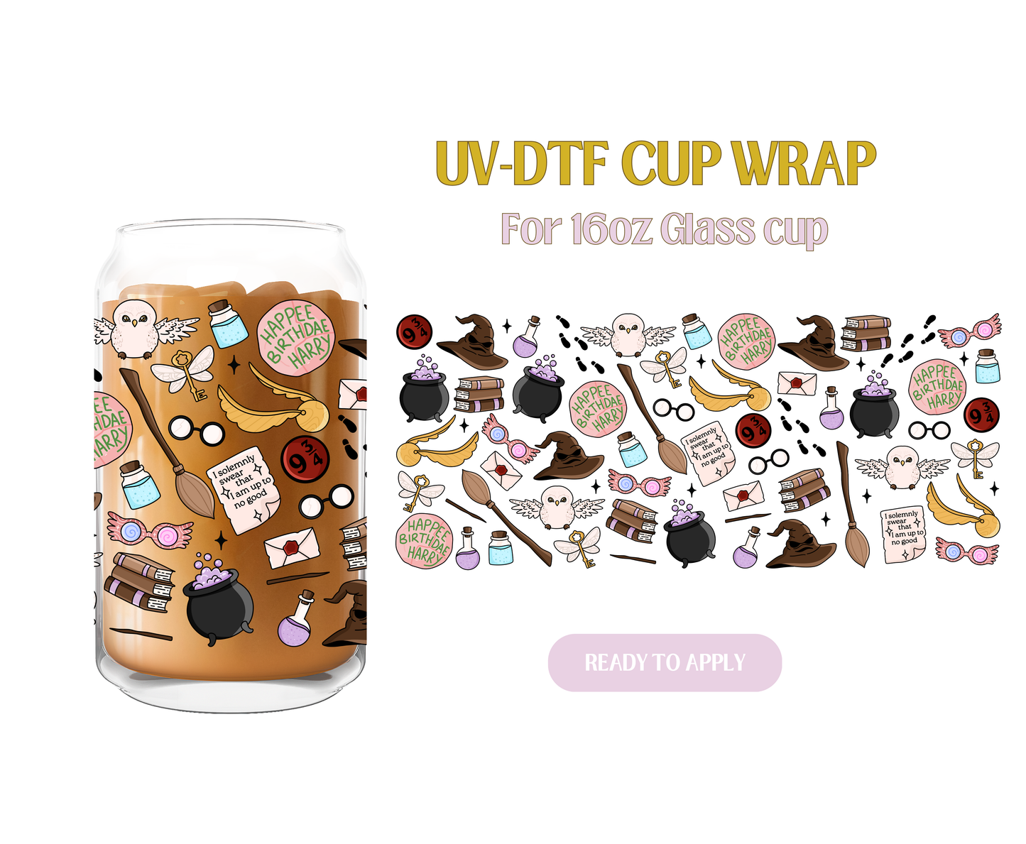 Hogwarts Magic UV-DTF Wrap
