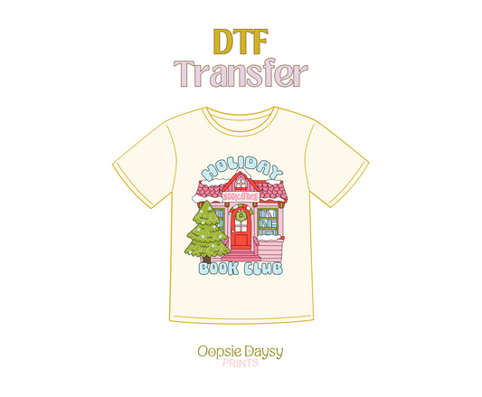 Holiday Book Club DTF Transfer