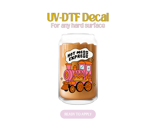 Hot Mess Express Train UV-DTF Decal