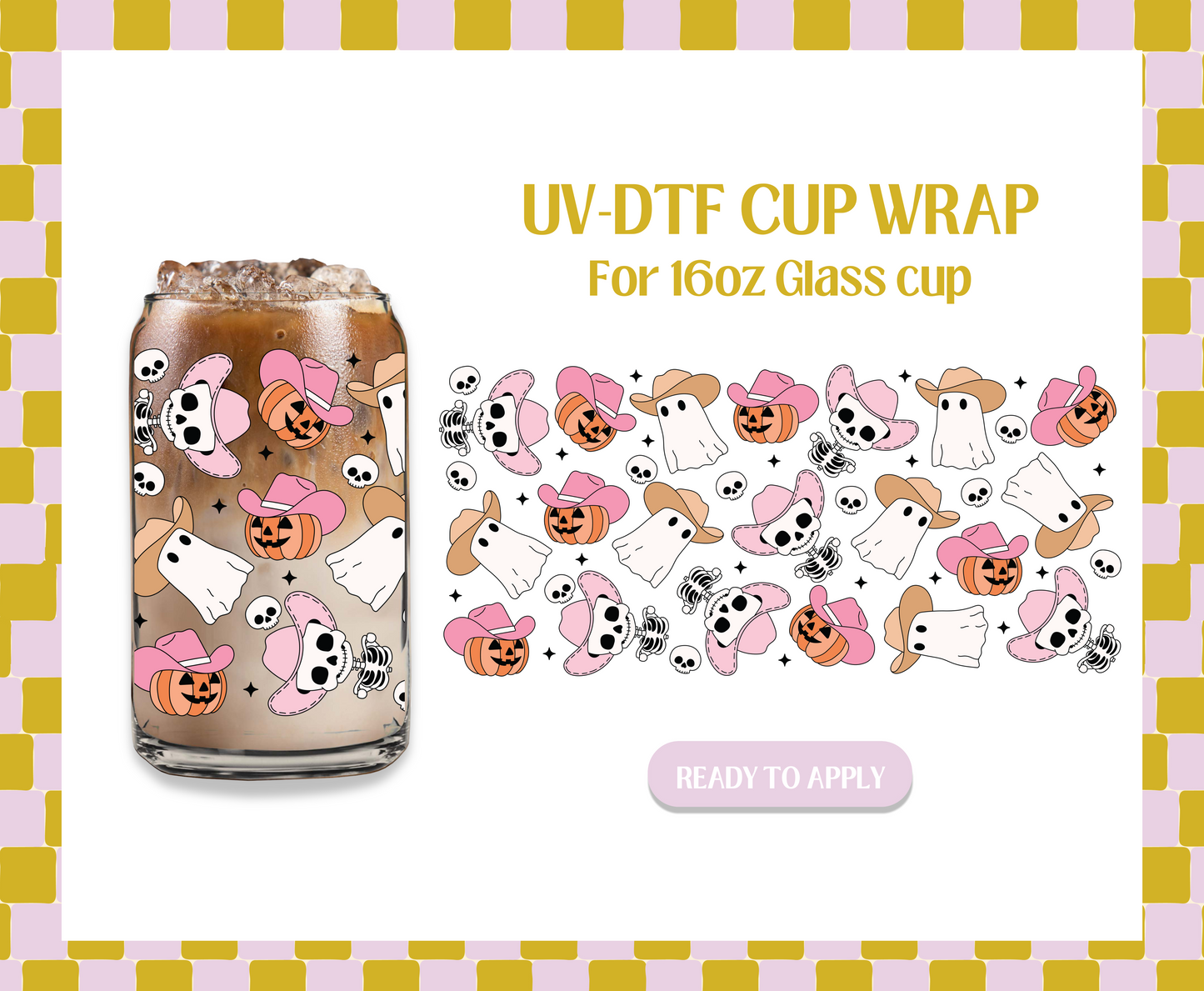 Howdy Boos UV-DTF Wrap