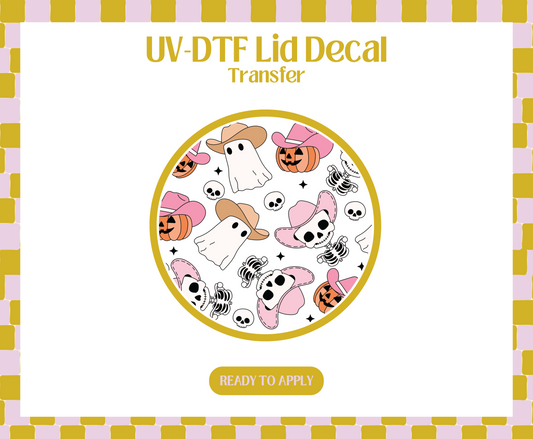 Howdy Boos UV-DTF Lid Decal