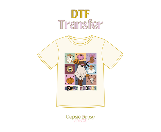 Howdy Ghouls Era DTF Transfer