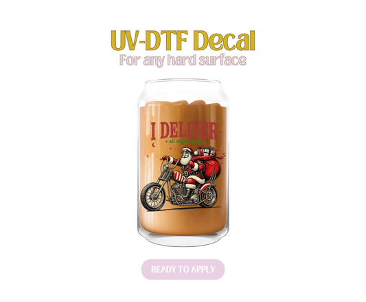 I Deliver All Night Long UV-DTF Decal