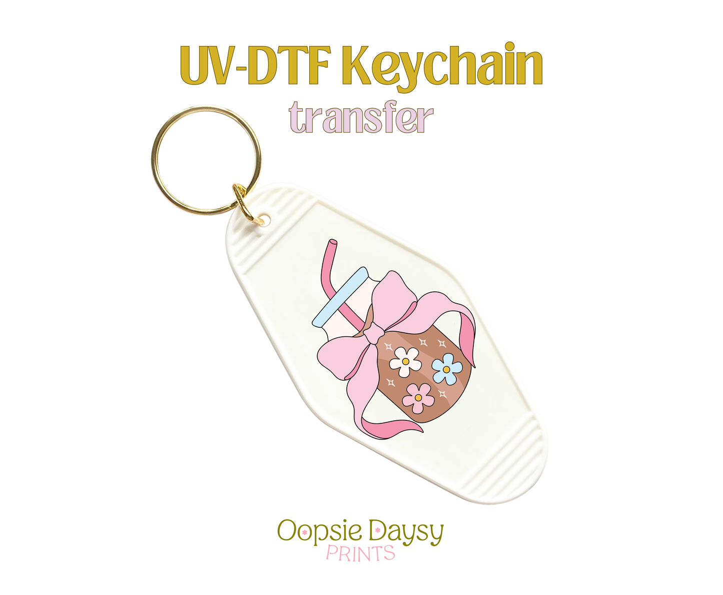 Iced Iced Baby  UV-DTF Keychain