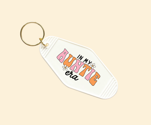 In my auntie era UV-DTF Keychain