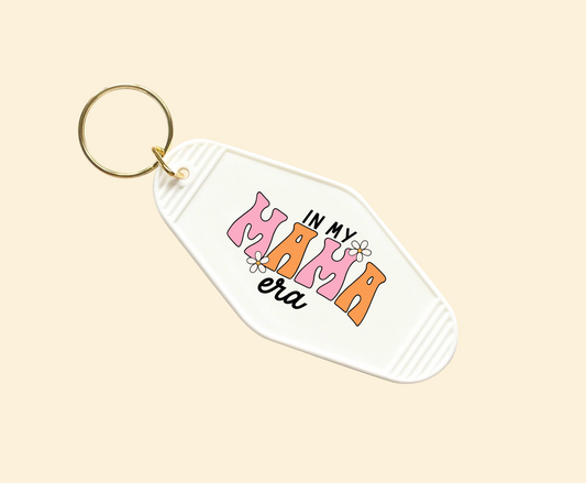 In my mama era UV-DTF Keychain