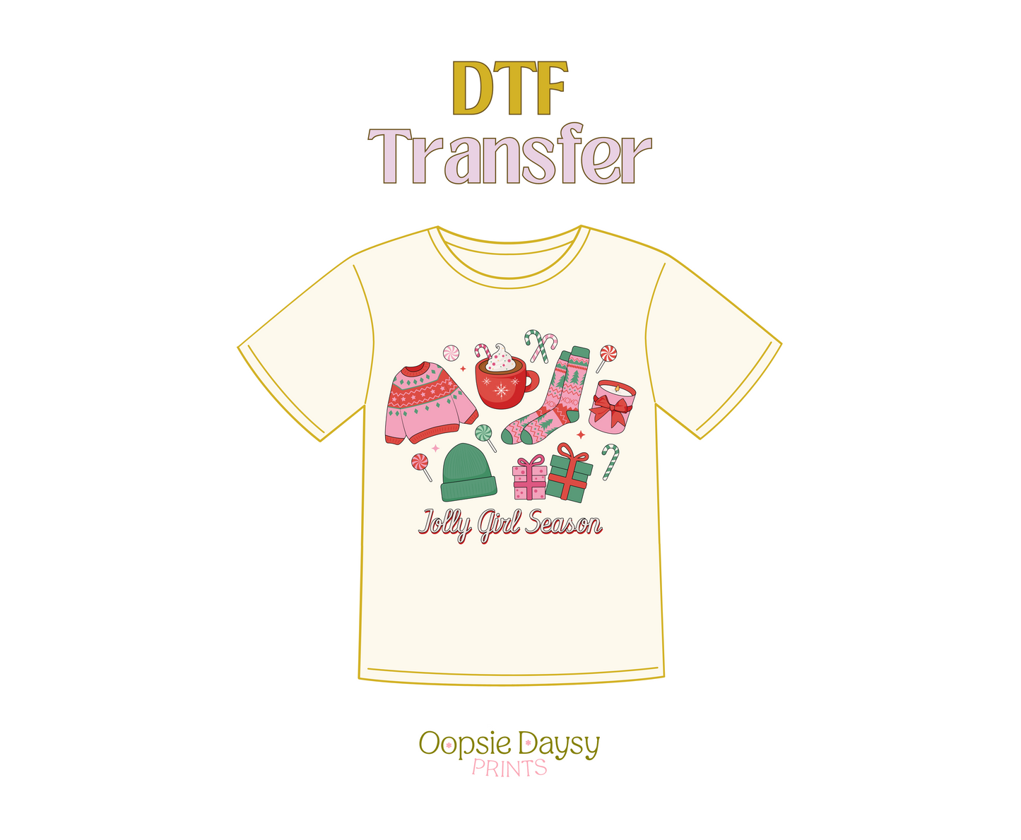 Jolly GIrl Season DTF Transfer