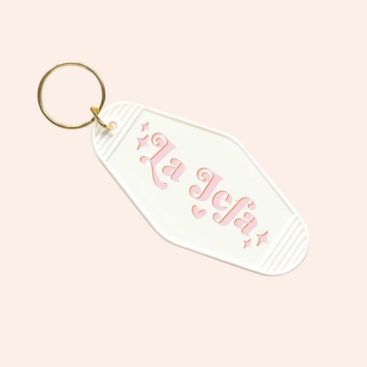 La Jefa UV-DTF Keychain