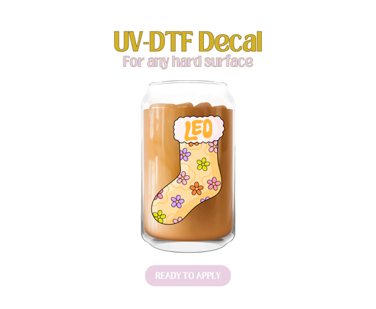 Leo Stocking UV-DTF Decal