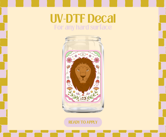 Leo Tarot UV-DTF Decal