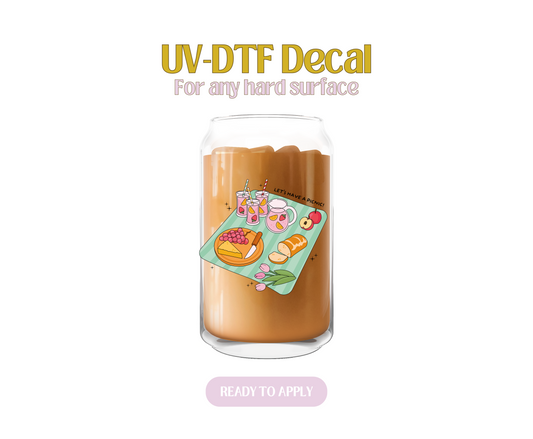 Lets Have A Picnic Green UV-DTF Decal