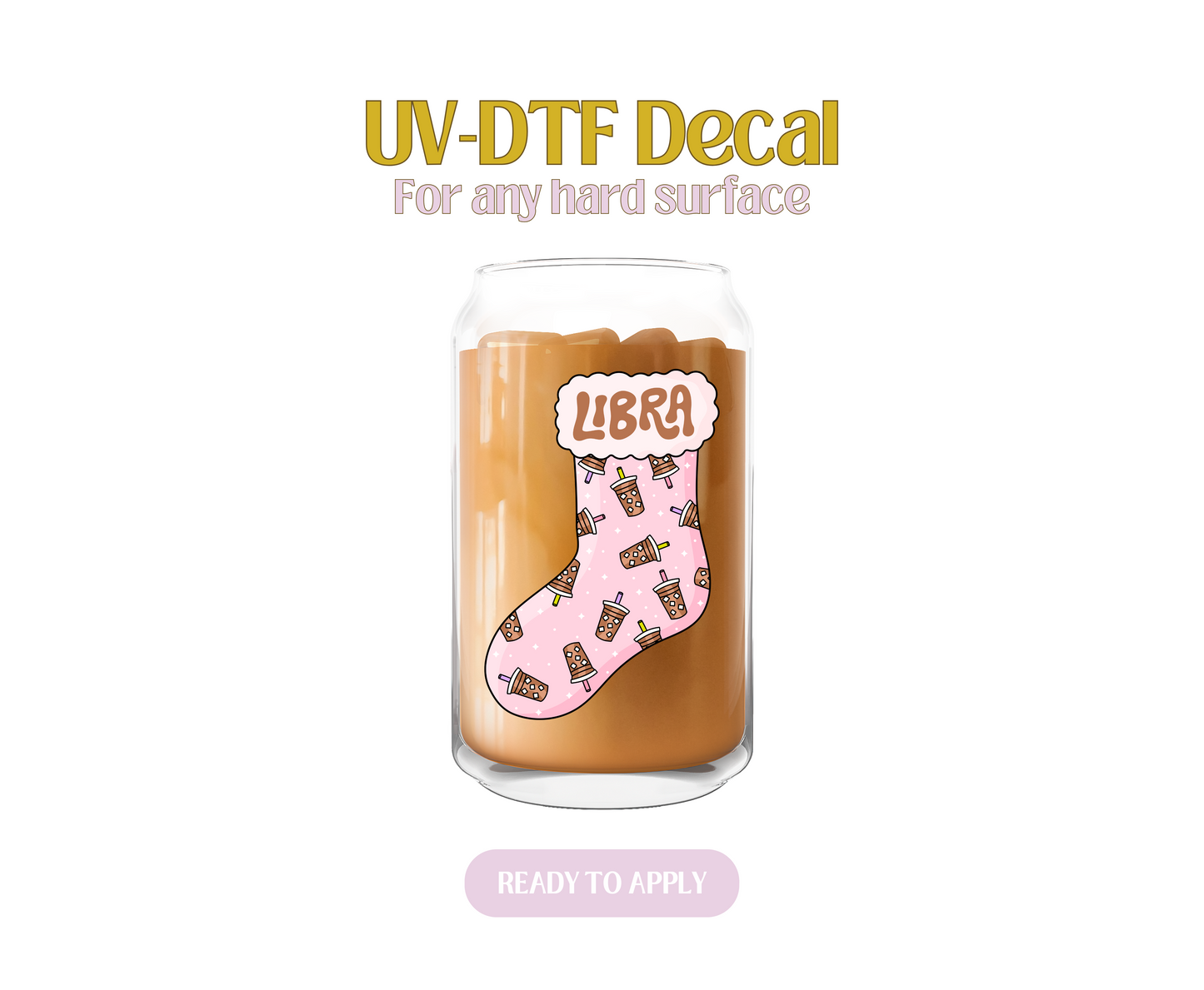 Libra Stocking UV-DTF Decal