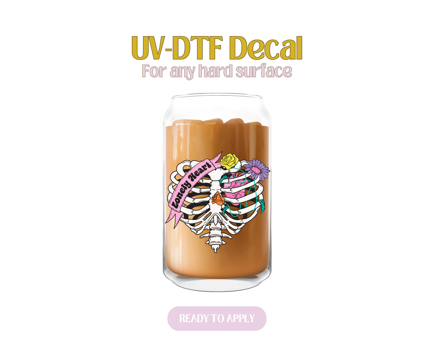 Lonely Heart UV-DTF Decal