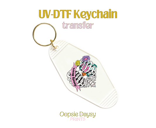 Lonely Heart UV-DTF Keychain