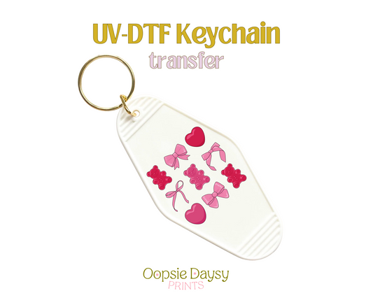 Love Gummies UV-DTF Keychain