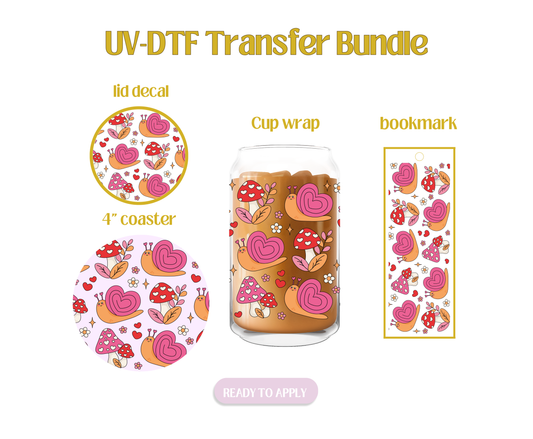 Love Snail UV-DTF Transfer Bundle