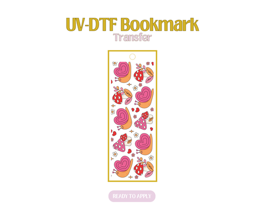 Love Snail UV-DTF Bookmark