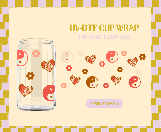 Love & Peace UV-DTF Wrap