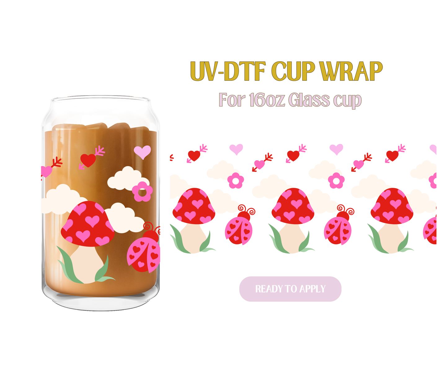 Loved Ladybugs UV-DTF Wrap