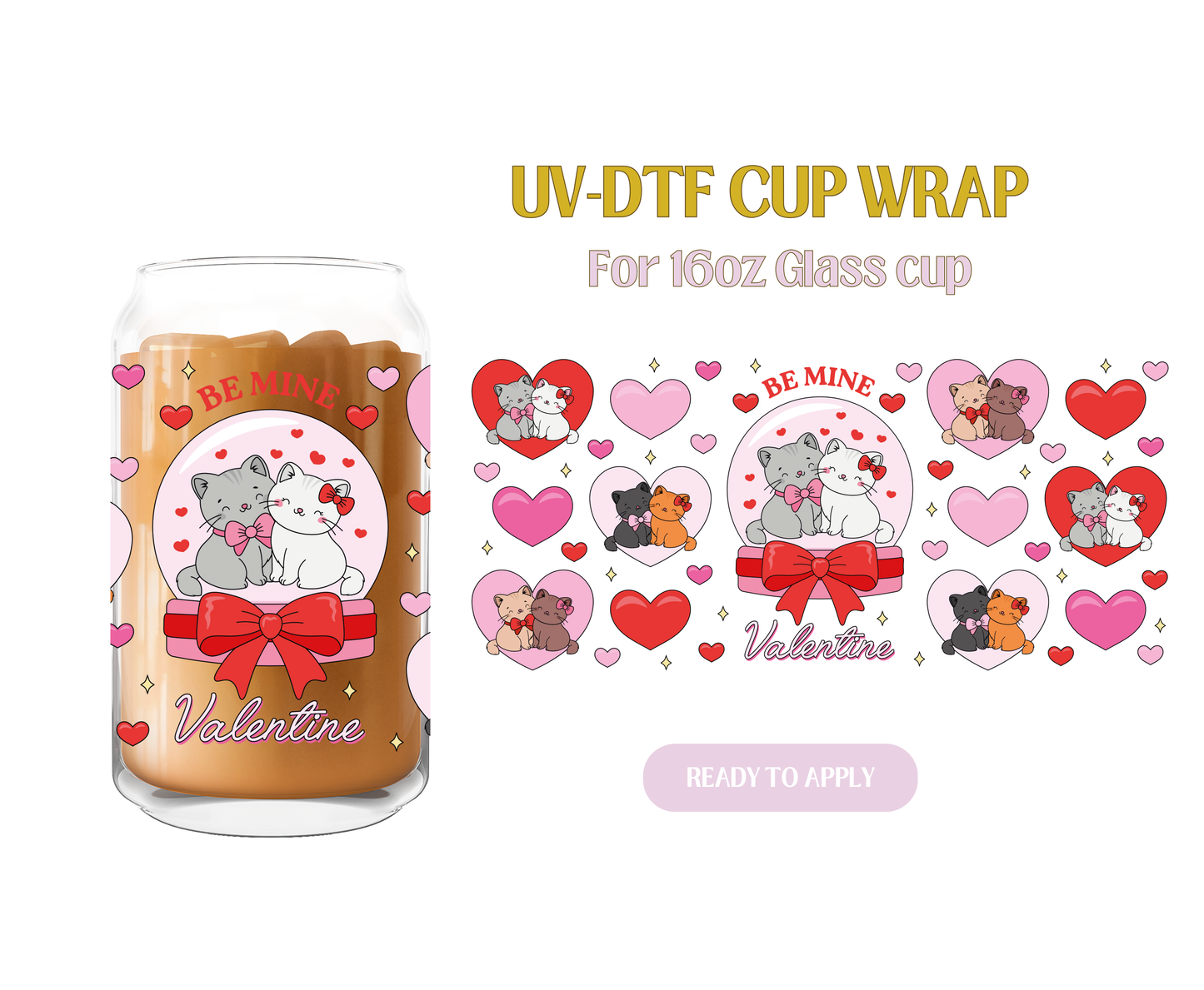 Loving Cats UV-DTF Wrap