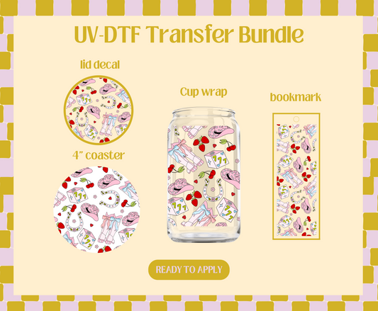 Lucky cowgirl UV-DTF Transfer Bundle