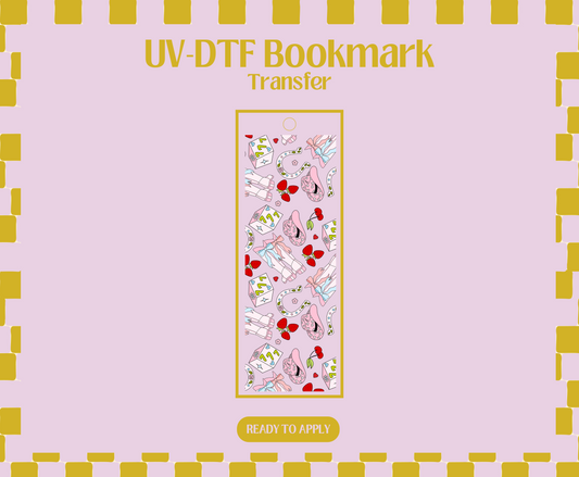 Lucky Cowgirl UV-DTF Bookmark