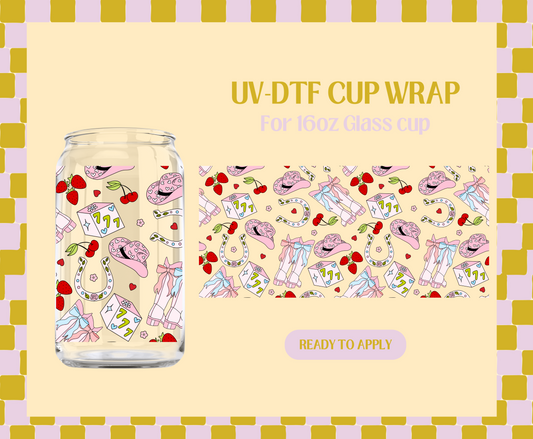 Lucky Cowgirl UV-DTF Wrap