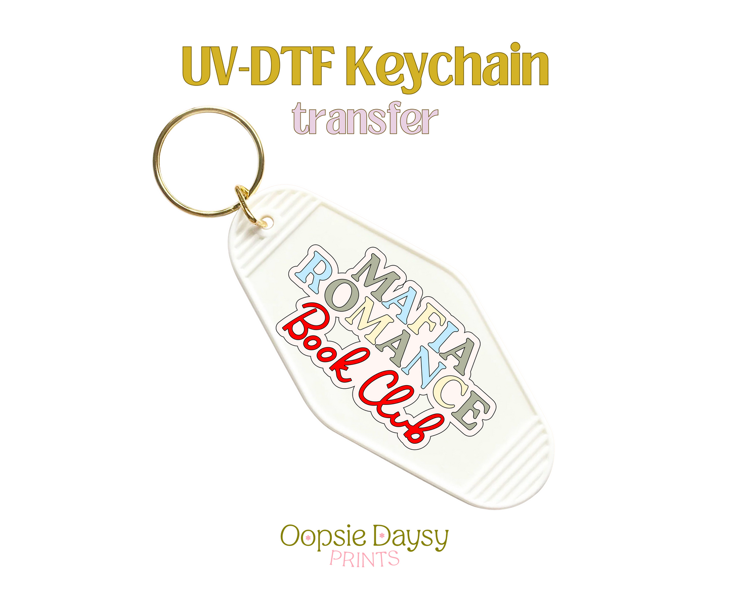 Mafia Book Club UV-DTF Keychain