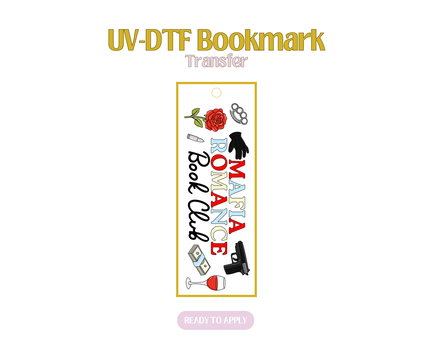 Mafia Romance UV-DTF Bookmark