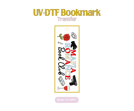 Mafia Romance UV-DTF Bookmark