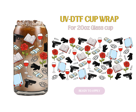 Mafia Romance 20oz UV-DTF Wrap