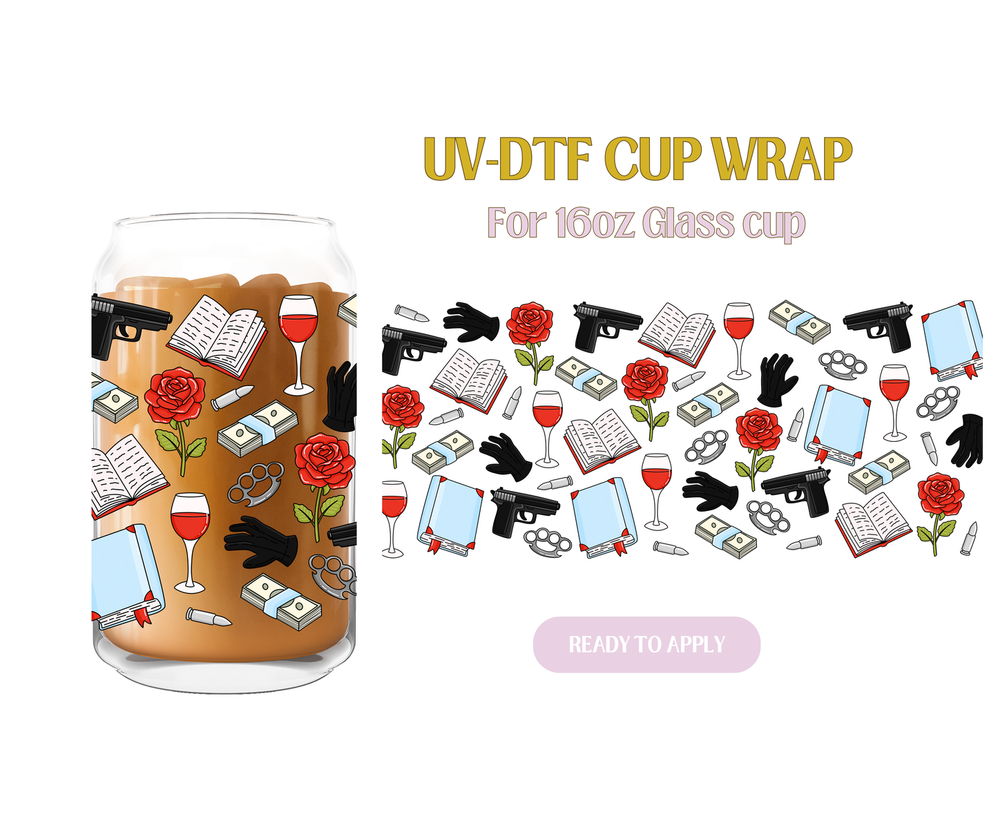 Mafia Romance UV-DTF Wrap