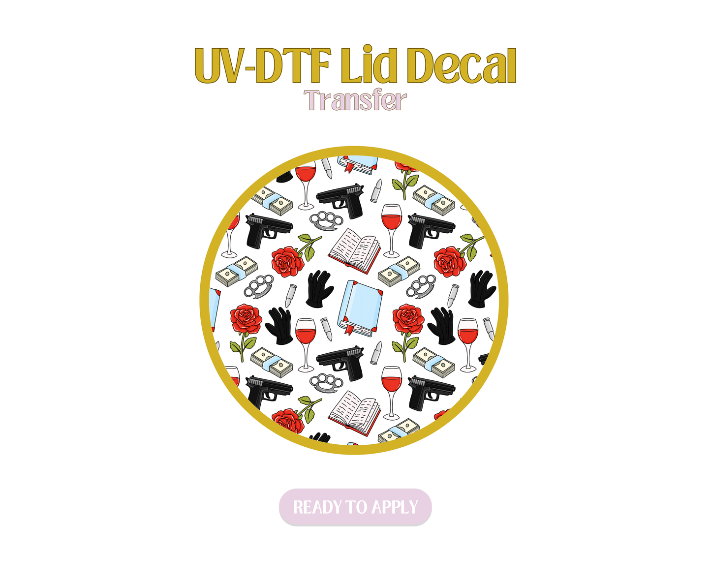 Mafia Romance UV-DTF Lid Decal