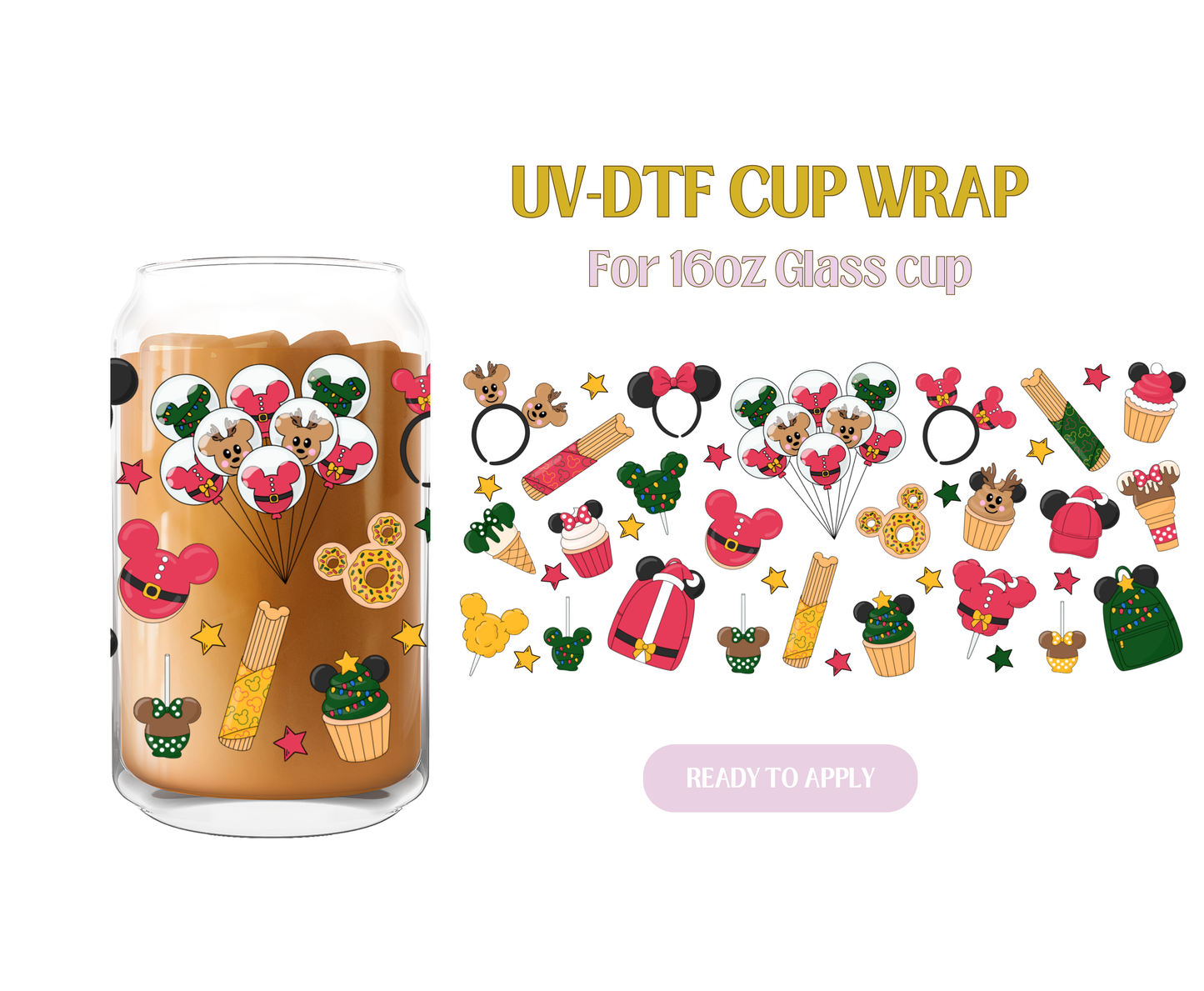 Magical Holiday UV-DTF Wrap