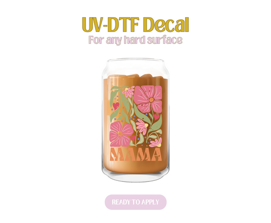 Mama Abstract UV-DTF Decal