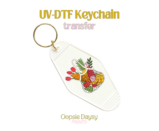Market Day Shop UV-DTF Keychain