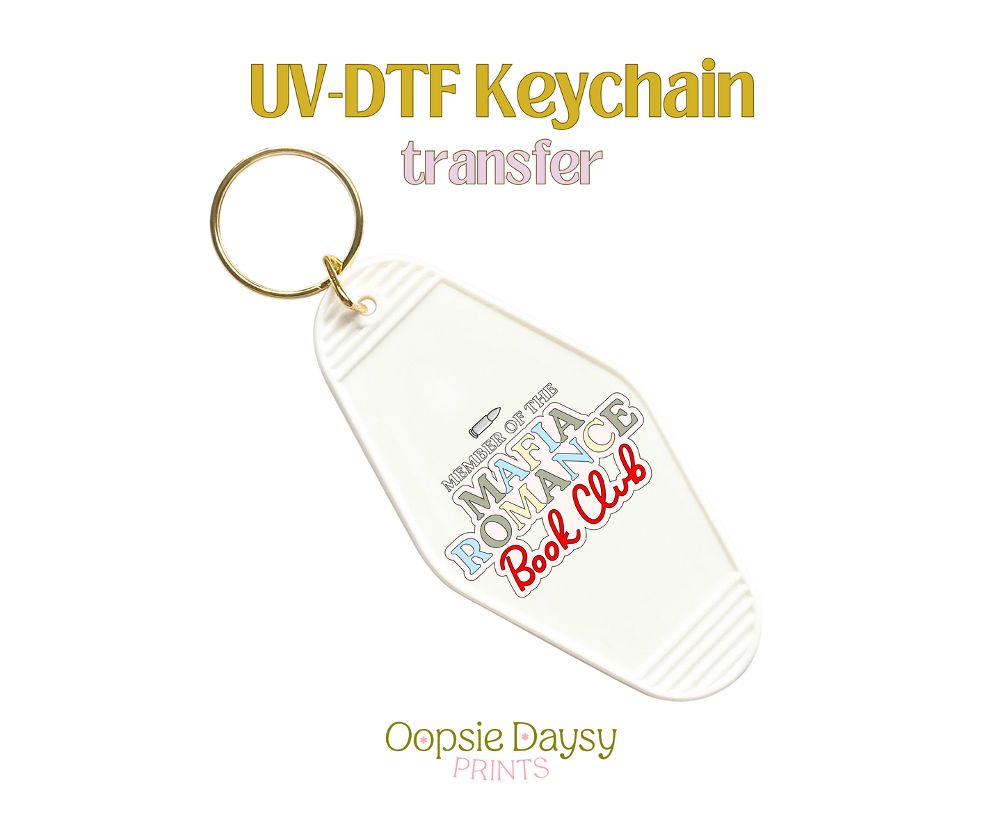 Member Mafia Romance UV-DTF Keychain