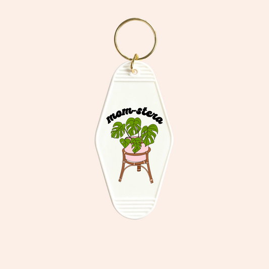 Mom-stera UV-DTF Keychain