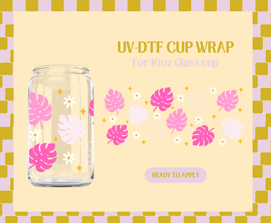 Monsteras Cakes UV-DTF Wrap