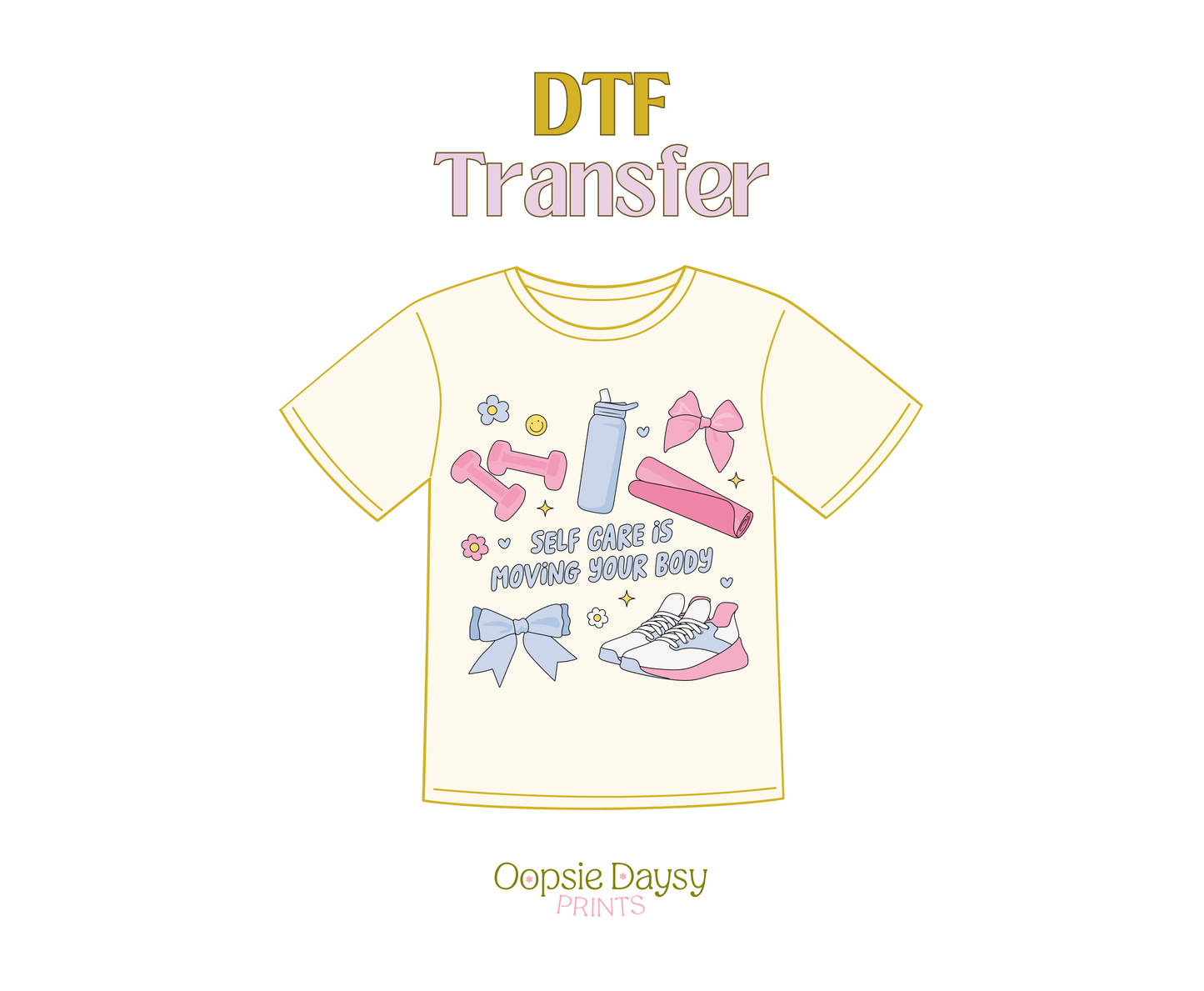 Moving Your Body DTF Transfer