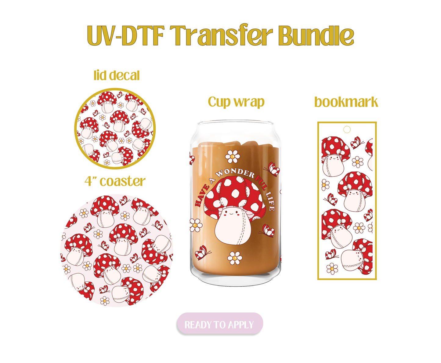 Mush Plush UV-DTF Transfer Bundle